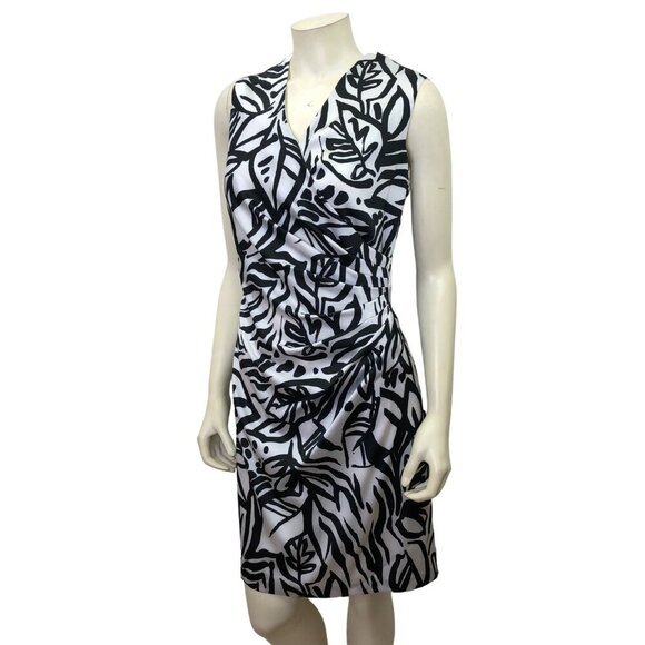 LAUREN RALPH LAUREN‎ SURPLICE SHEATH DRESS SIZE 8 - Picture 1 of 5